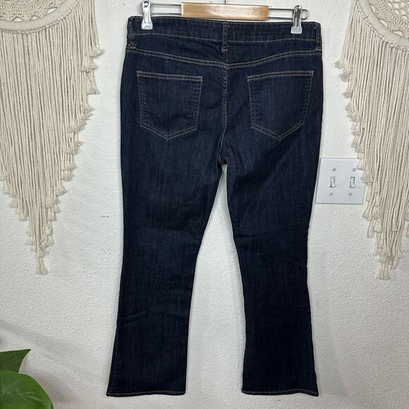 Old Navy Diva Blue Boot Cut Jeans Classic Style size 10 Short - Picture 2 of 4